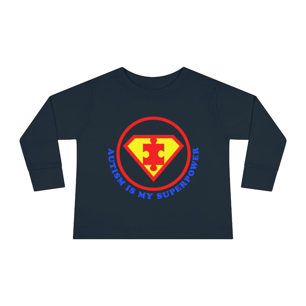 Toddler Long Sleeve Tee - Autism Is My Superpower