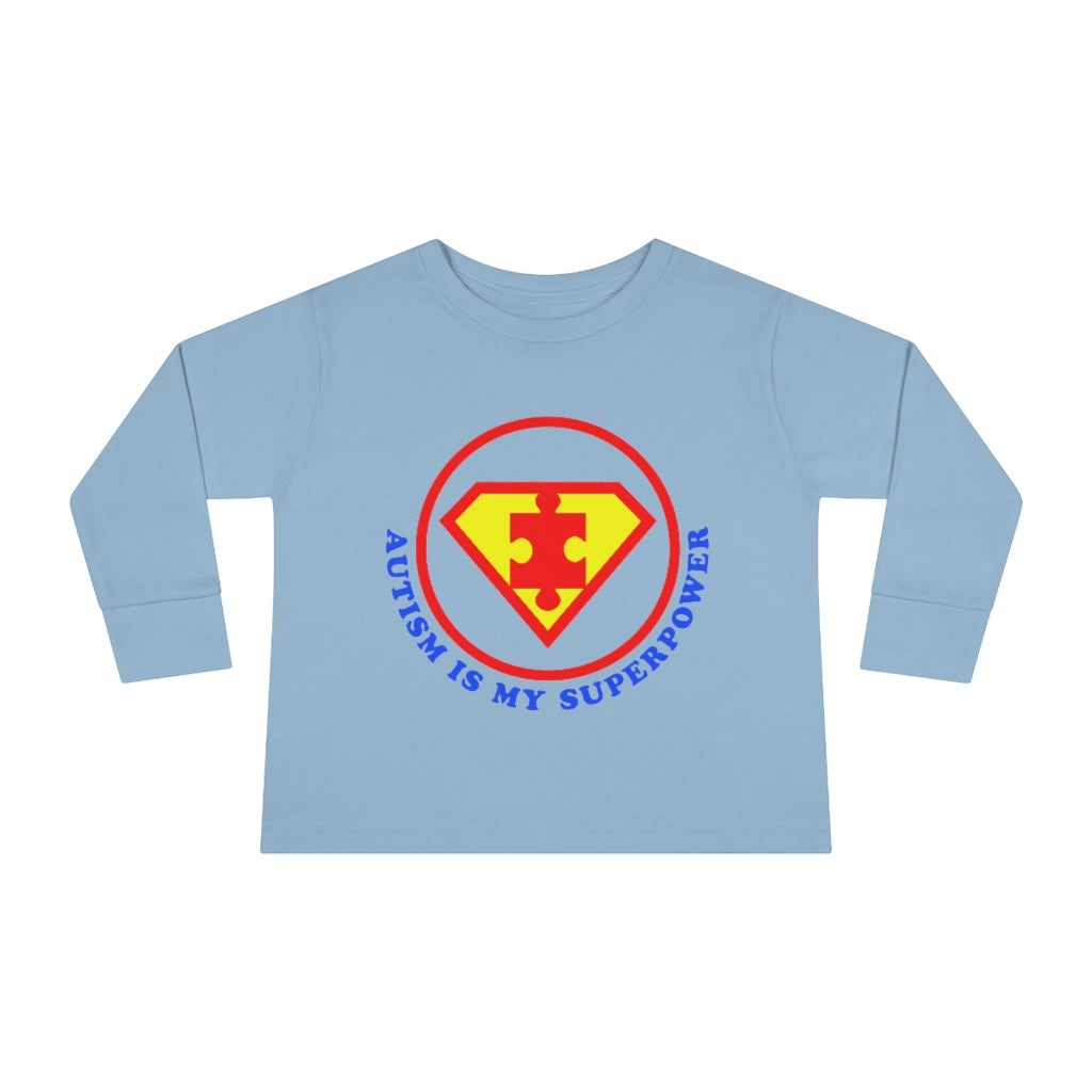Toddler Long Sleeve Tee - Autism Is My Superpower
