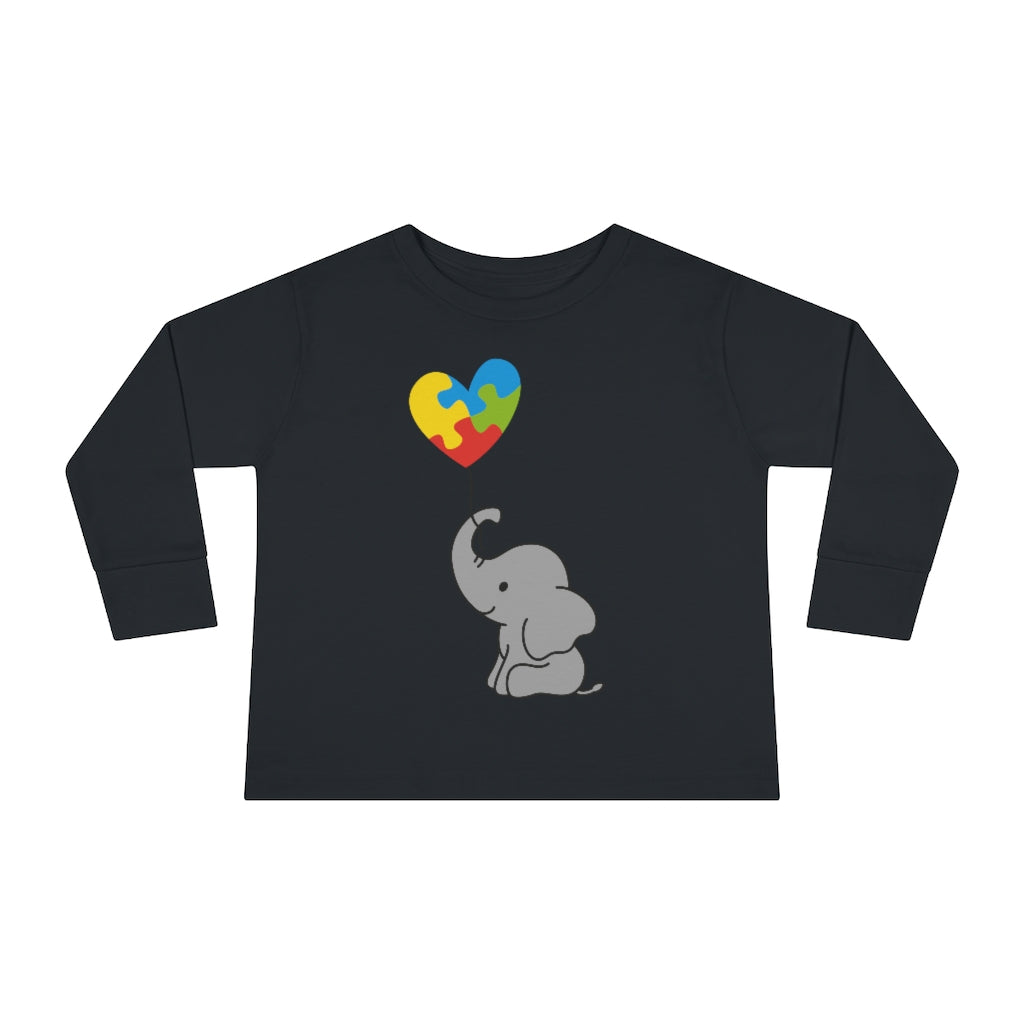 Toddler Long Sleeve Tee - Elephant