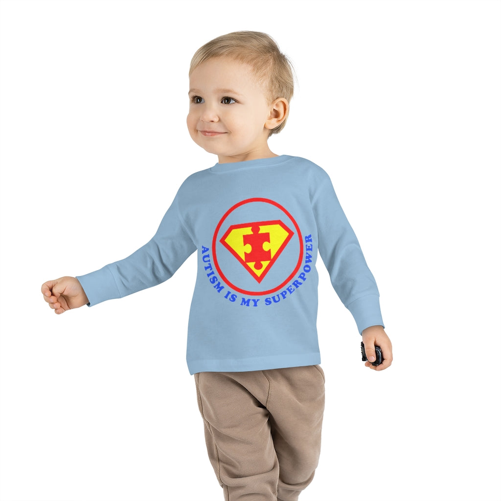 Toddler Long Sleeve Tee - Autism Is My Superpower
