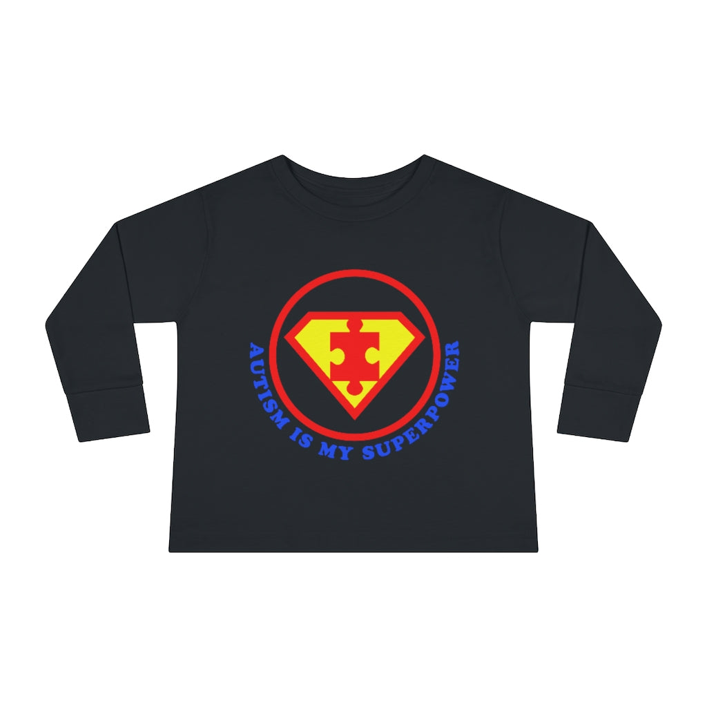 Toddler Long Sleeve Tee - Autism Is My Superpower