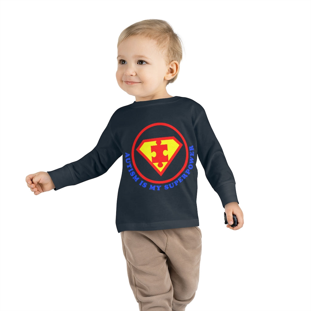 Toddler Long Sleeve Tee - Autism Is My Superpower