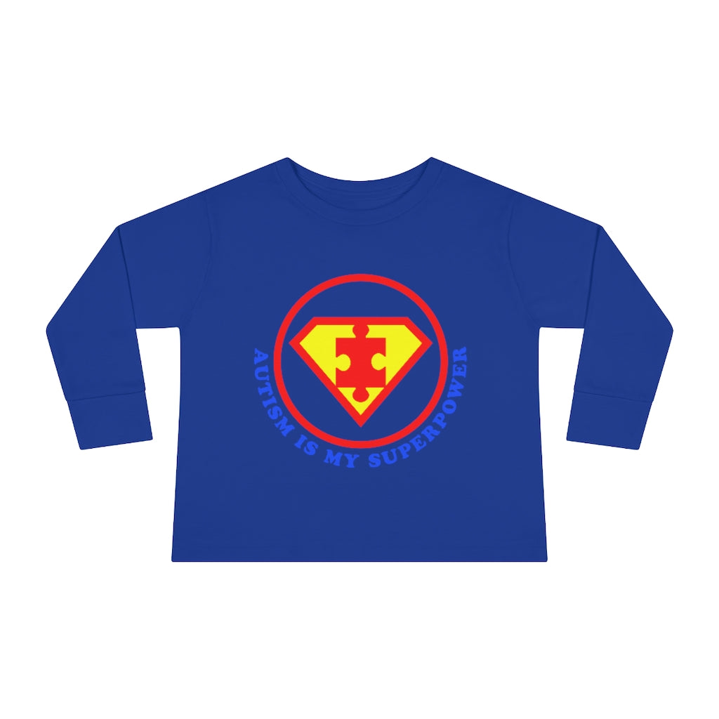 Toddler Long Sleeve Tee - Autism Is My Superpower