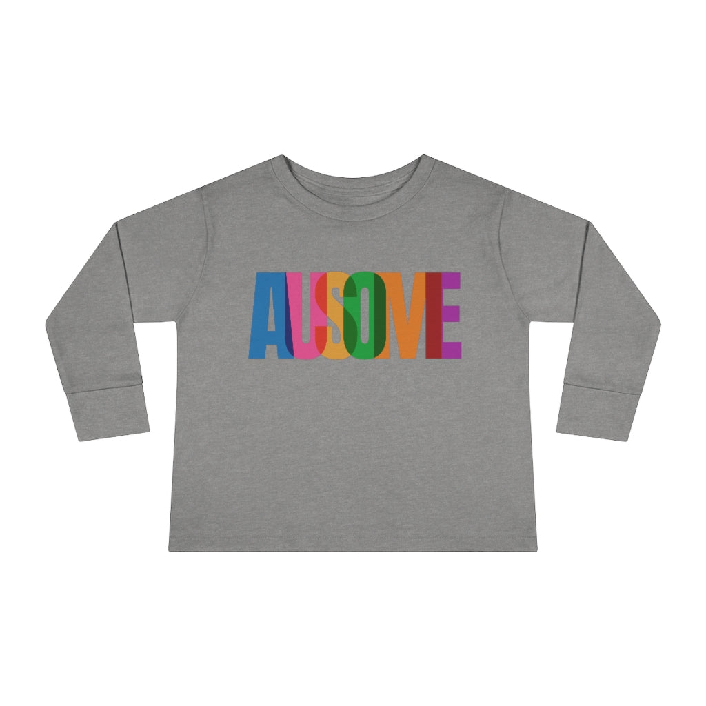 Toddler Long Sleeve Tee - Ausome