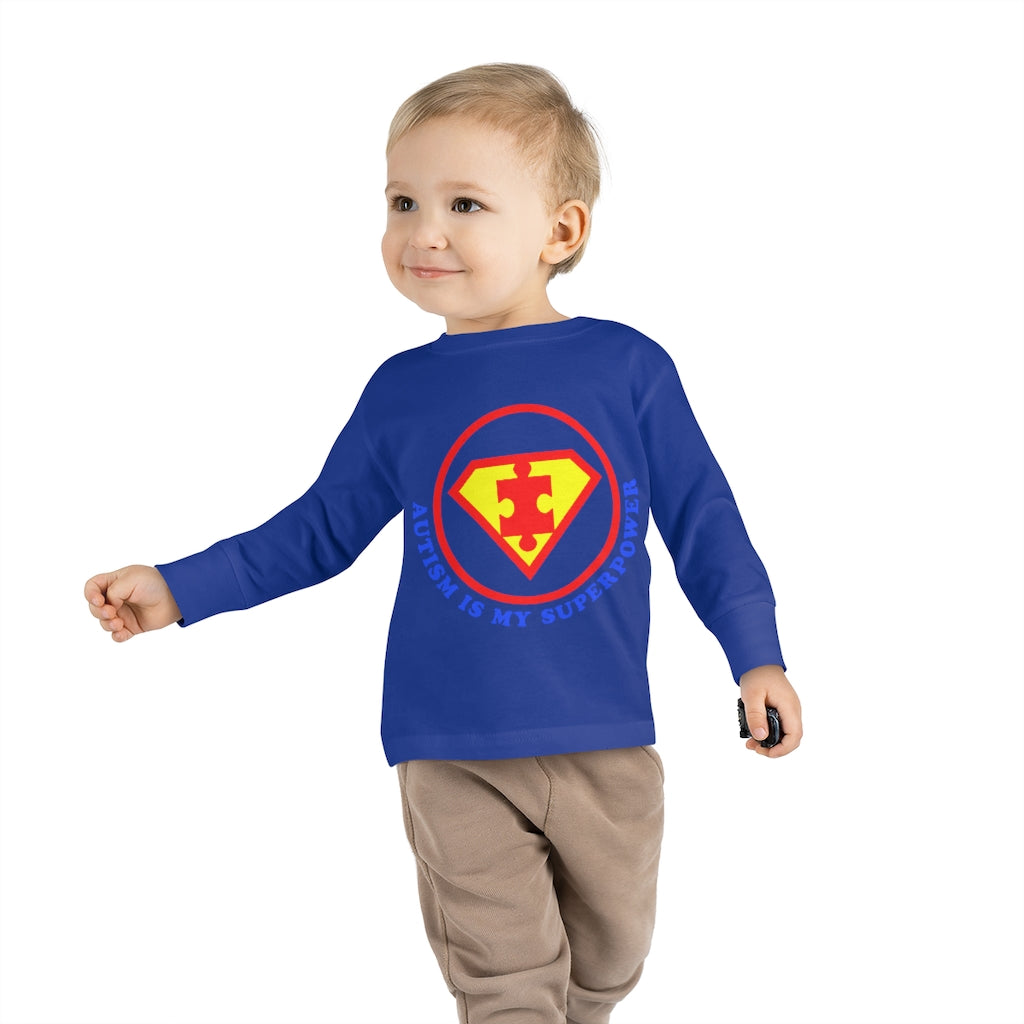 Toddler Long Sleeve Tee - Autism Is My Superpower
