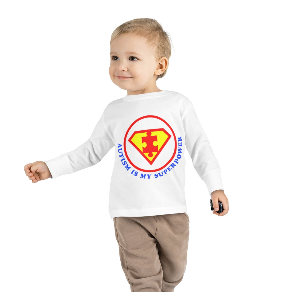 Toddler Long Sleeve Tee - Autism Is My Superpower