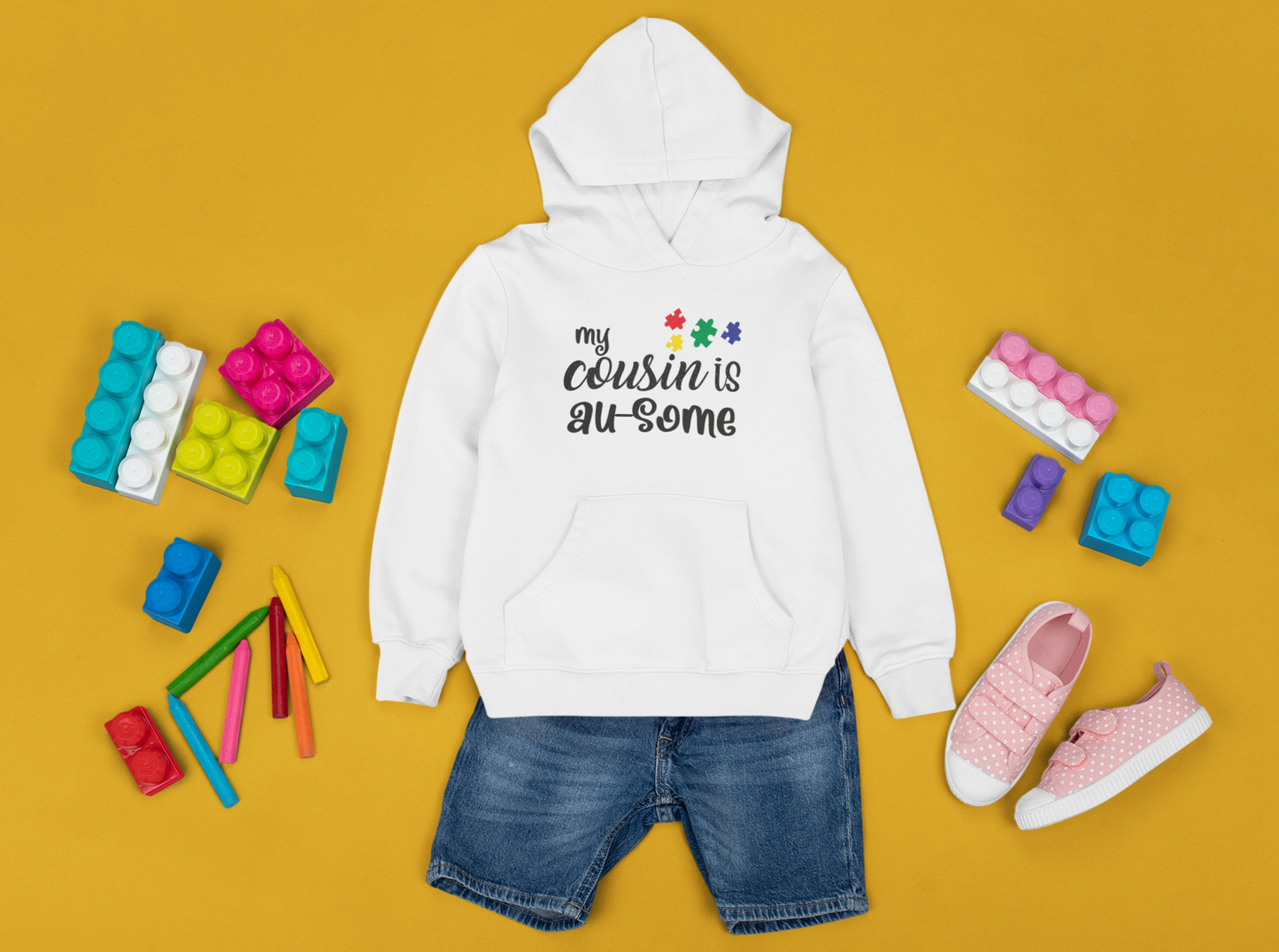 Kids Pullover Hoodie - Cousin