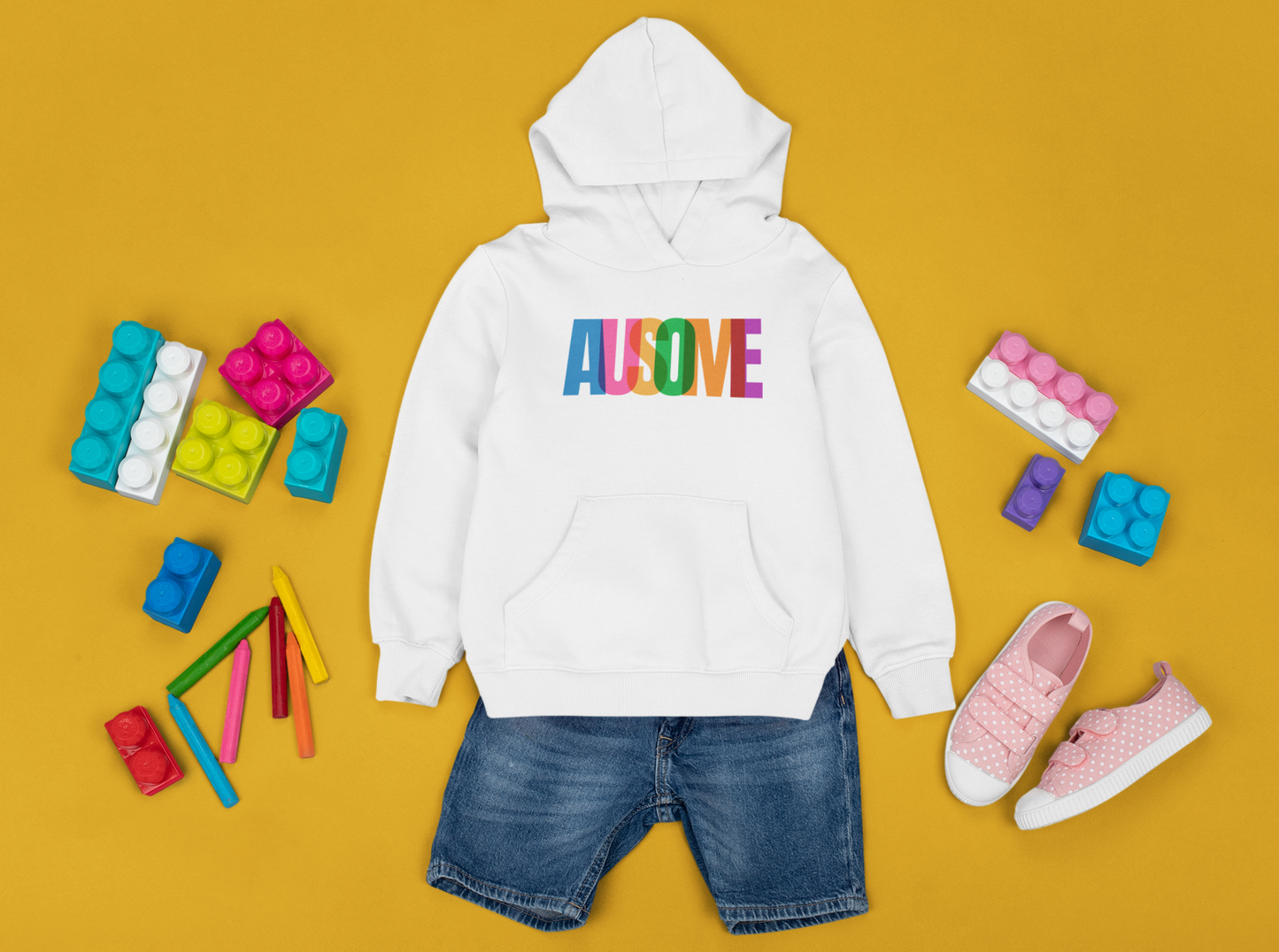 Kids Pullover Hoodie - AUsome