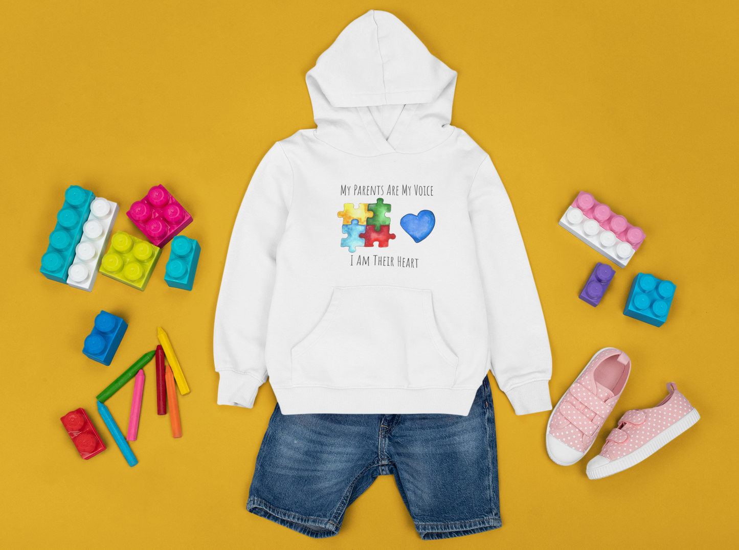 Kids Pullover Hoodie - My Voice