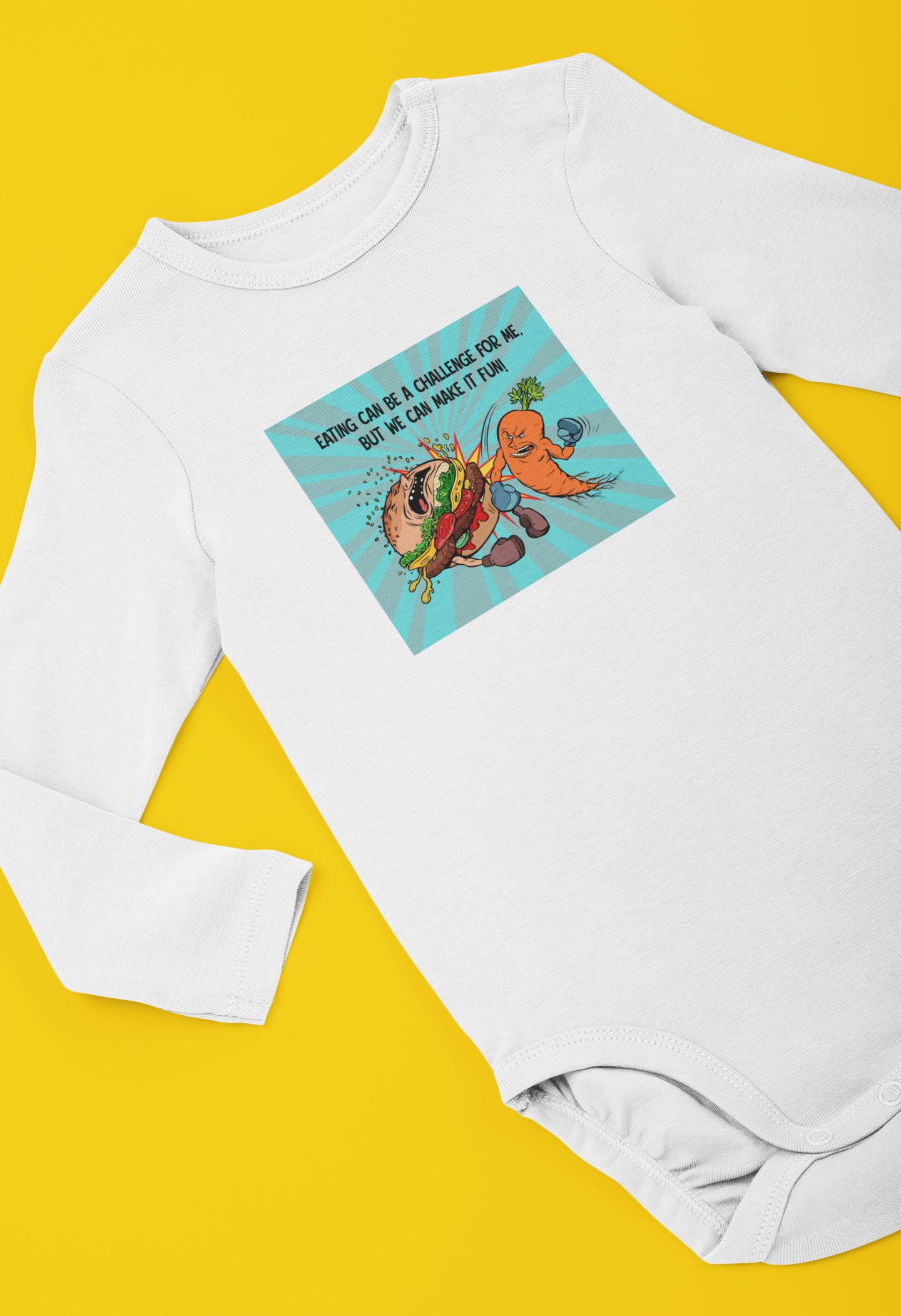 Infant Bodysuit - Eating