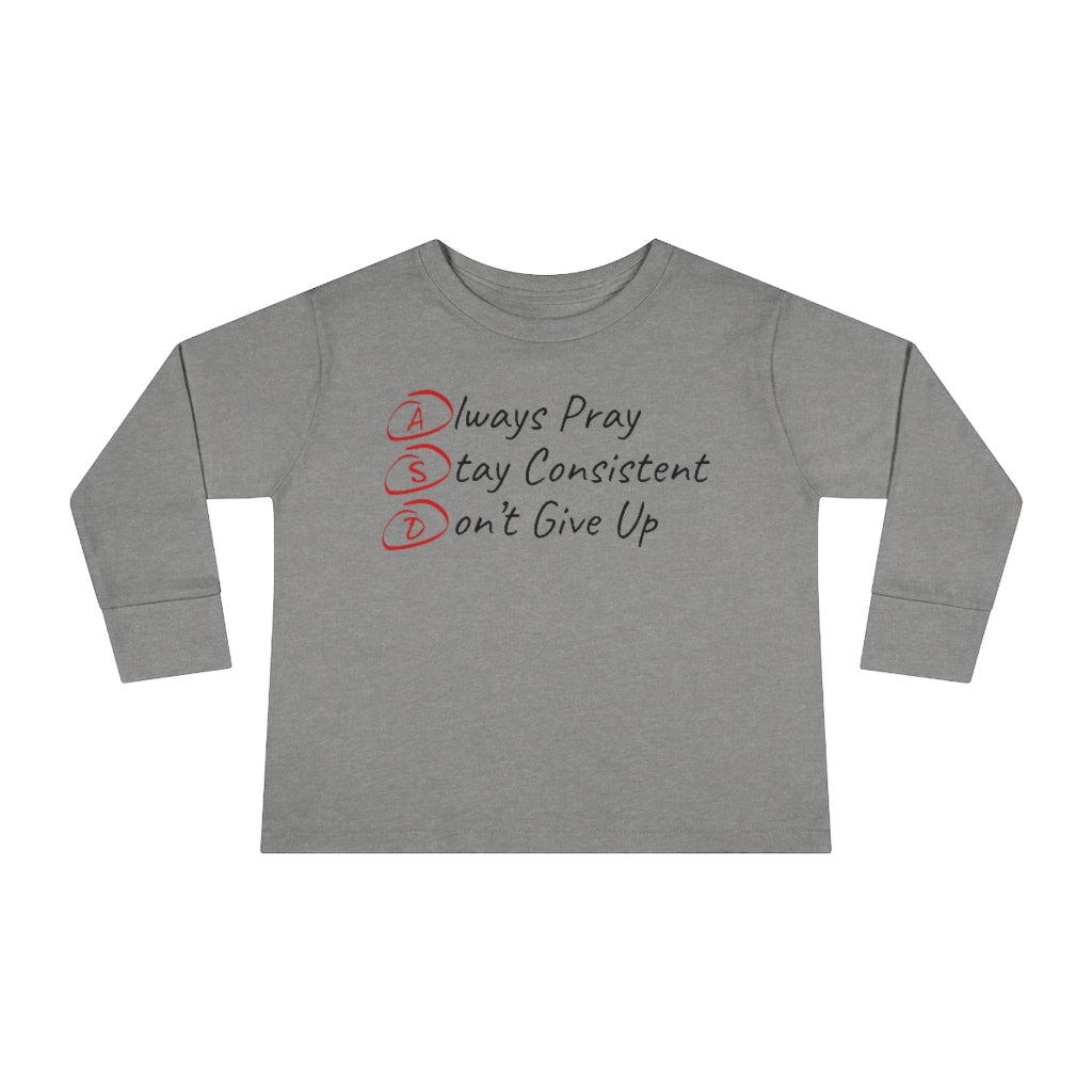 Toddler Long Sleeve Tee - ASD