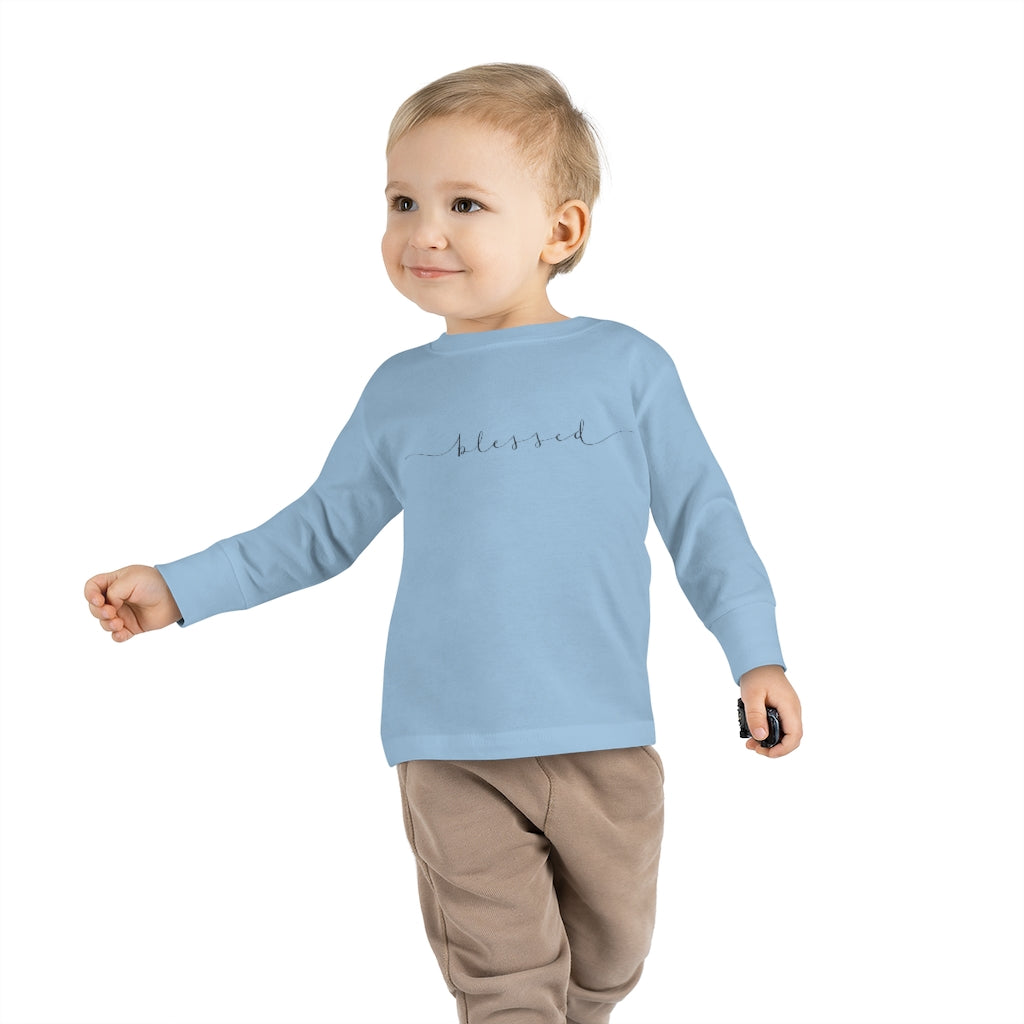 Toddler Long Sleeve Tee - Blessed
