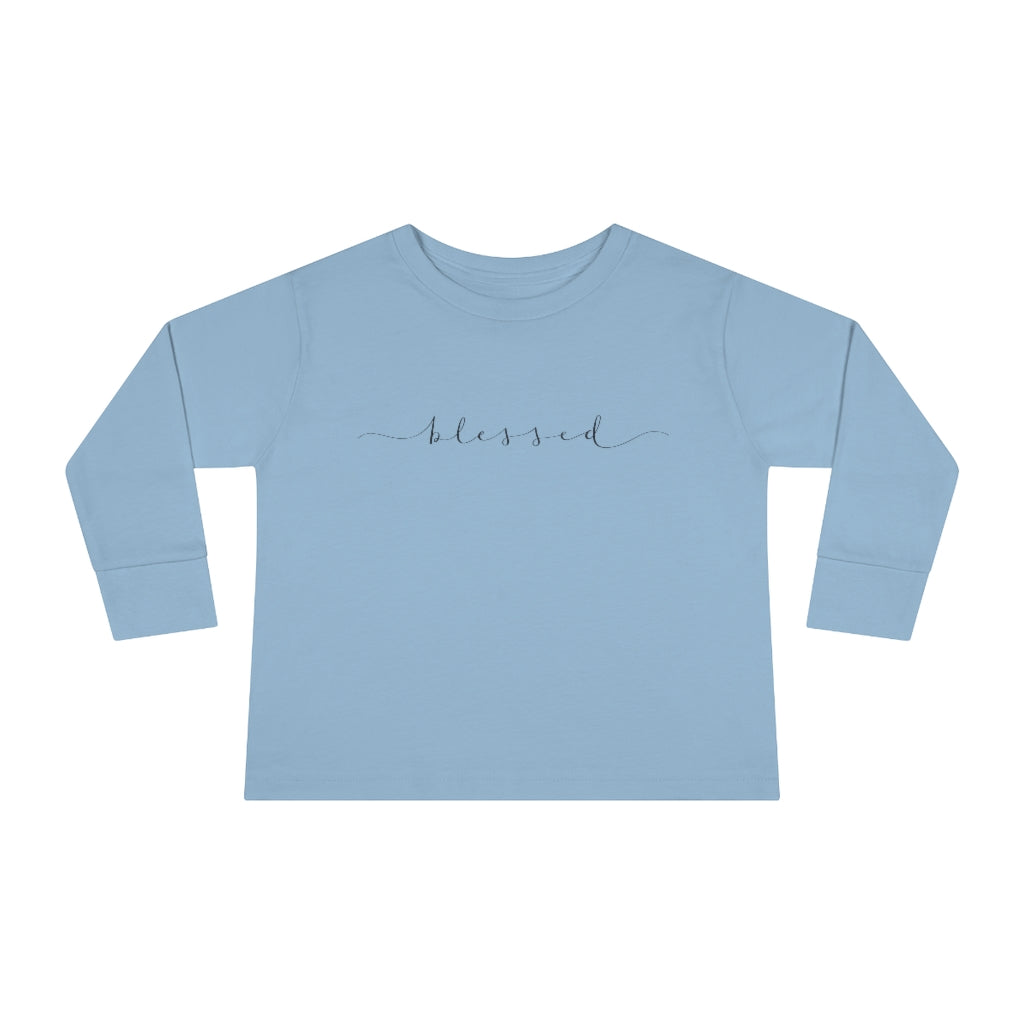 Toddler Long Sleeve Tee - Blessed