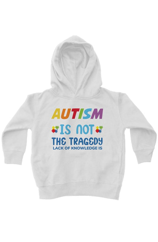 Kids Pullover Hoodie - Autism is Not the Tragedy