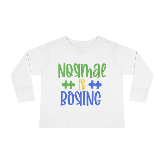 Toddler Long Sleeve Tee - Normal Is Boring