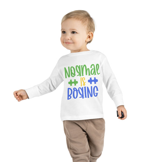 Toddler Long Sleeve Tee - Normal Is Boring