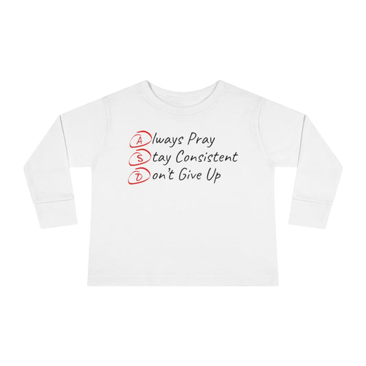 Toddler Long Sleeve Tee - ASD