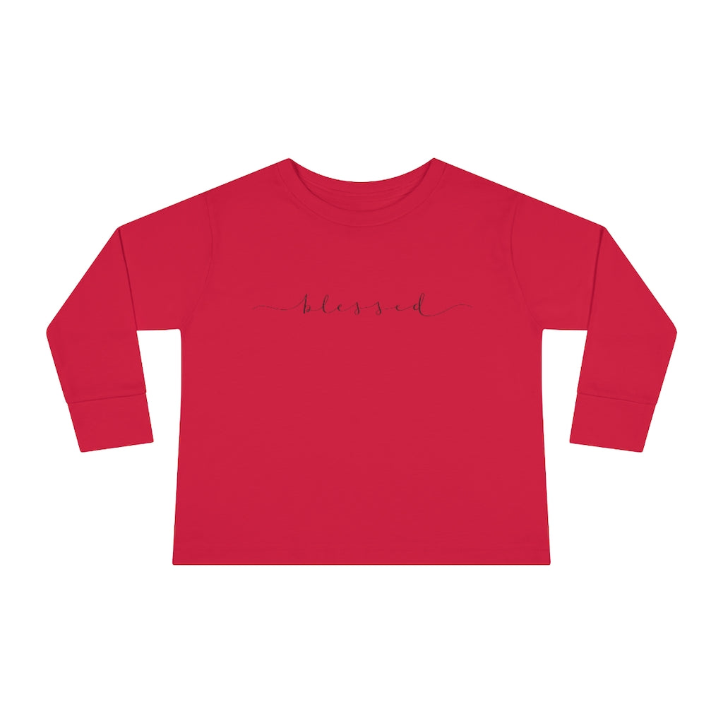 Toddler Long Sleeve Tee - Blessed