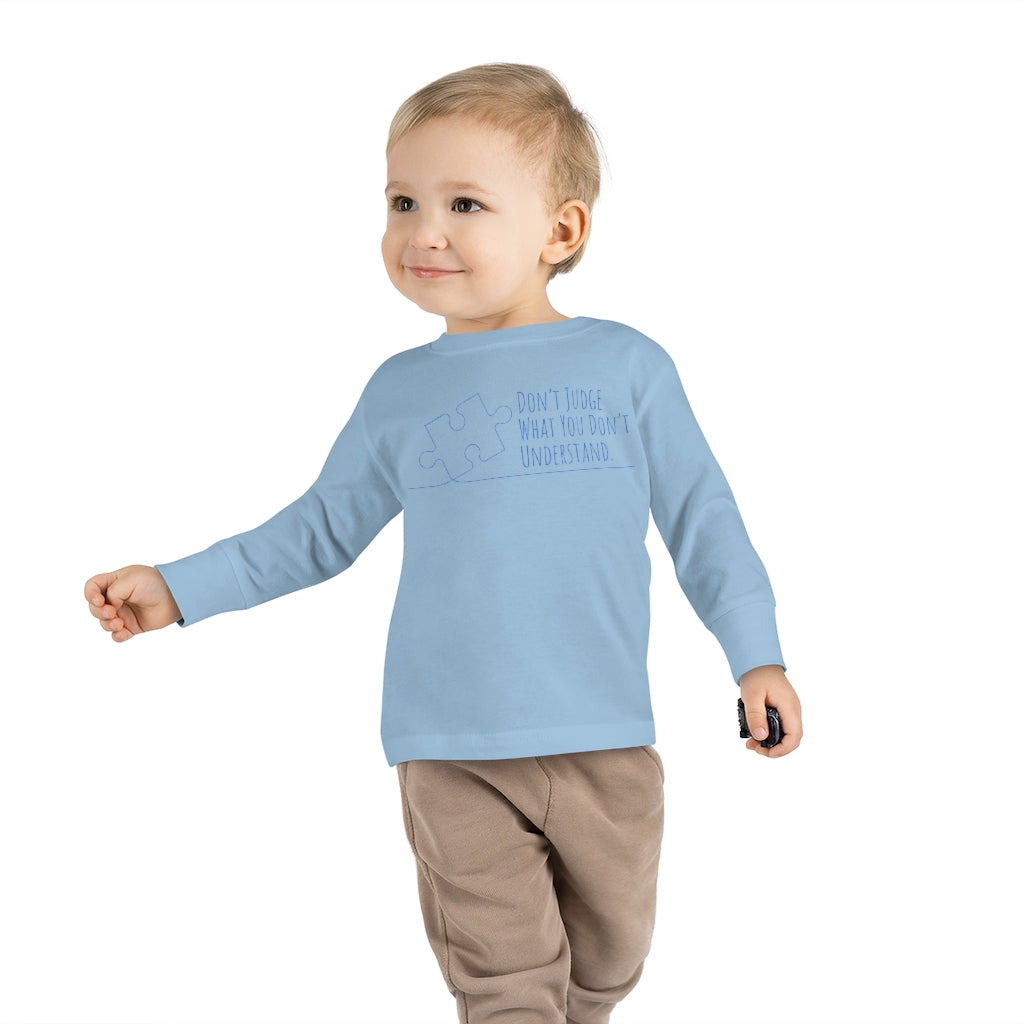 Toddler Long Sleeve Tee - Don't Judge