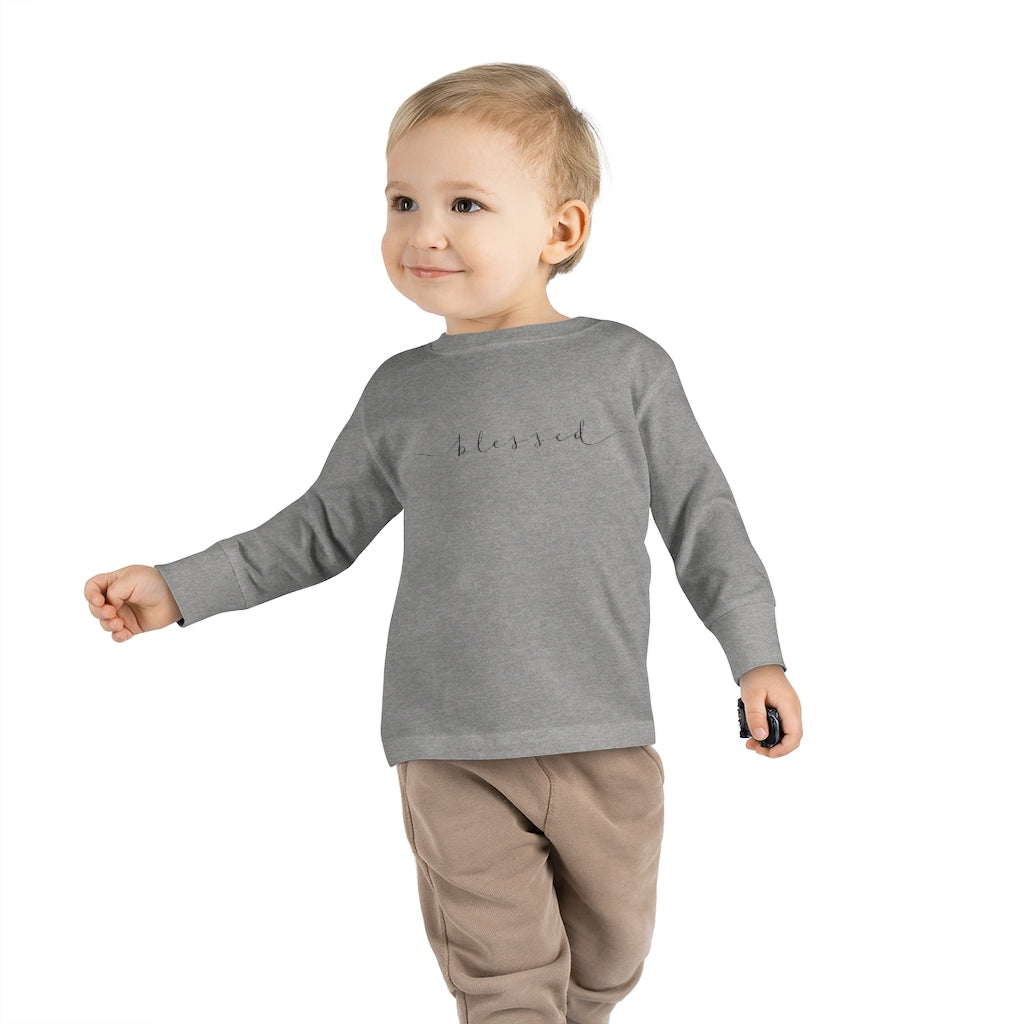 Toddler Long Sleeve Tee - Blessed