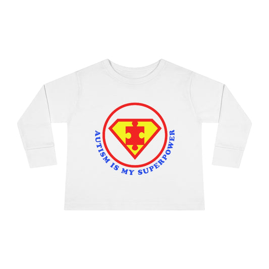 Toddler Long Sleeve Tee - Autism Is My Superpower