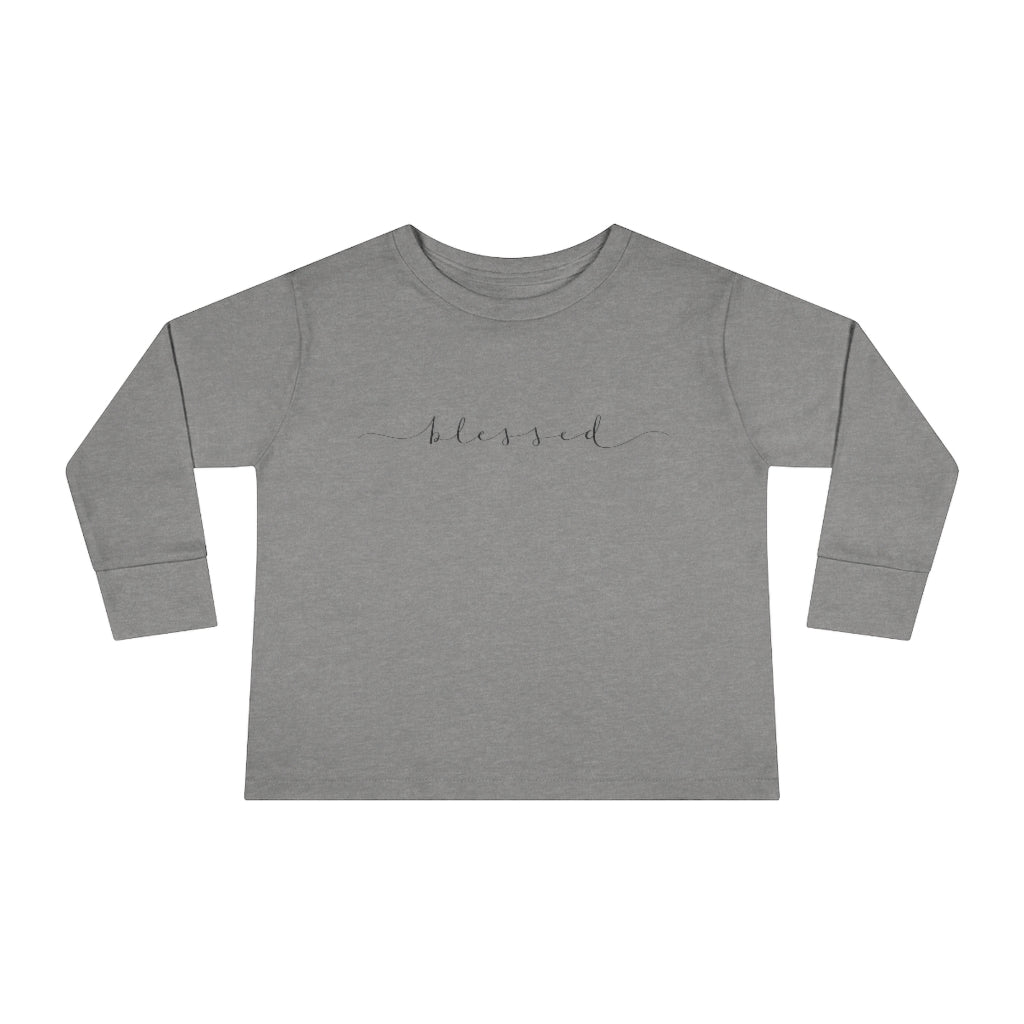 Toddler Long Sleeve Tee - Blessed