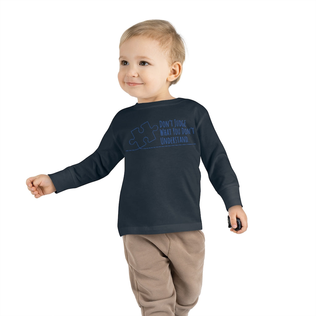 Toddler Long Sleeve Tee - Don't Judge