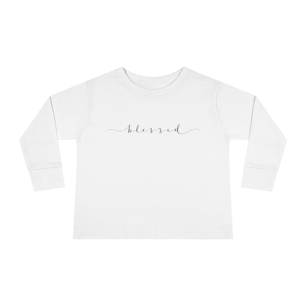 Toddler Long Sleeve Tee - Blessed