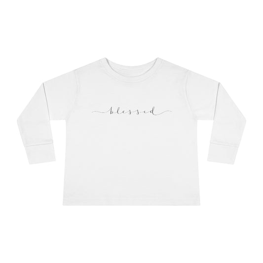 Toddler Long Sleeve Tee - Blessed