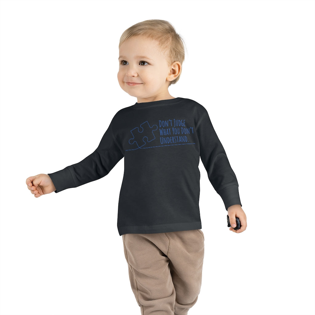 Toddler Long Sleeve Tee - Don't Judge