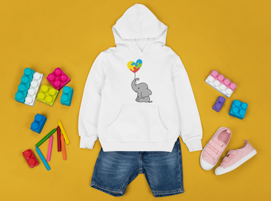 Kids Pullover Hoodie - Elephant