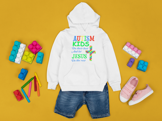 Kids Pullover Hoodie - Jesus