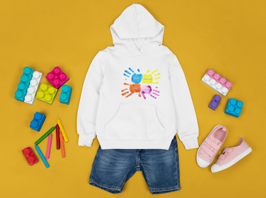 Kids Pullover Hoodie - Hands