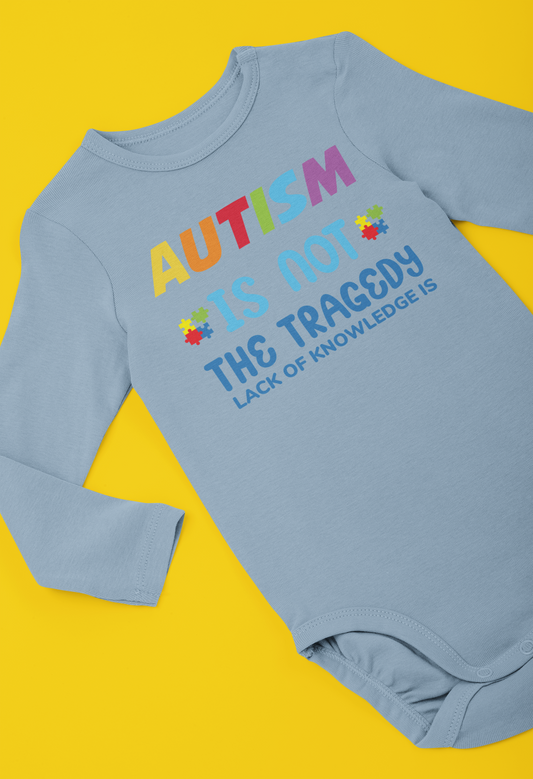 Infant Bodysuit - Autism Is Not The Tragedy